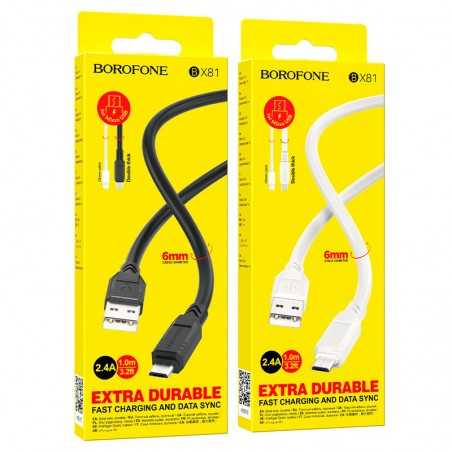 câble USB BOROFONE BX81 Tunisie