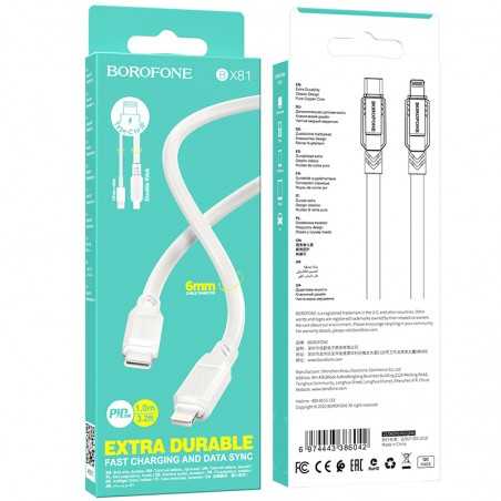 câble BOROFONE BX81 USB Tunisie